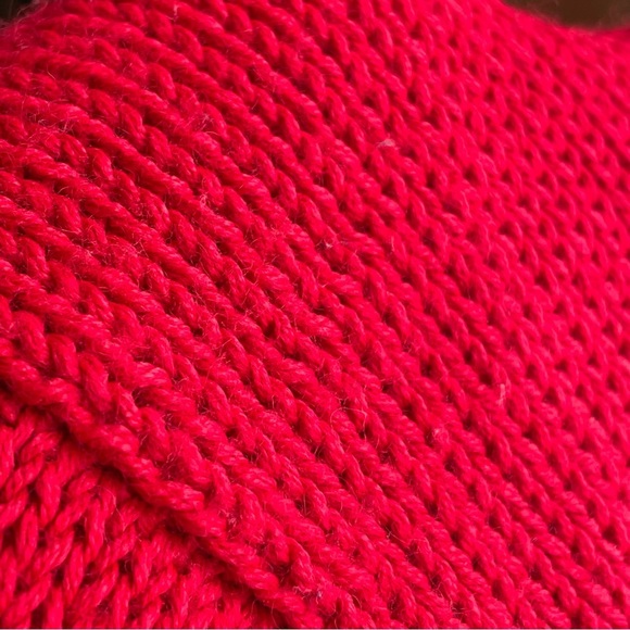 Vintage 1980s acrylic blend cute Christmas knit sweater size small - Picture 8 of 9